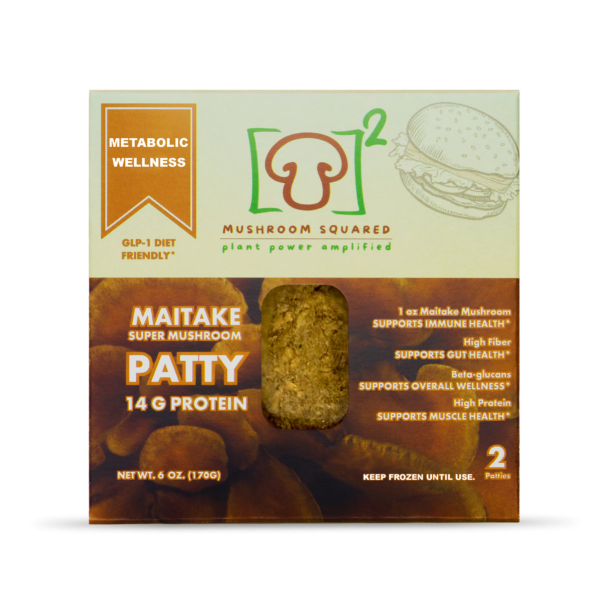 Mushroom Squared Metabolic Wellness (12 patties)